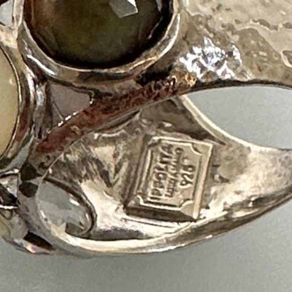 Ippolita 925 sterling Silver Ring with GEMSTONE - Picture 10 of 11